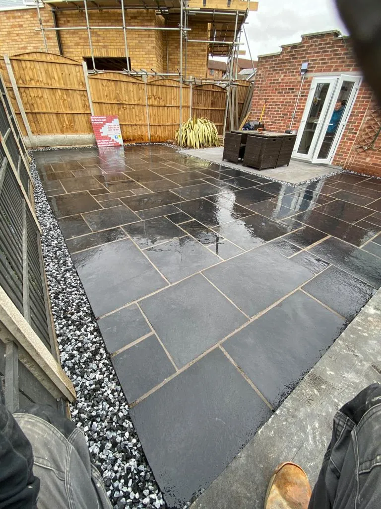 patio after